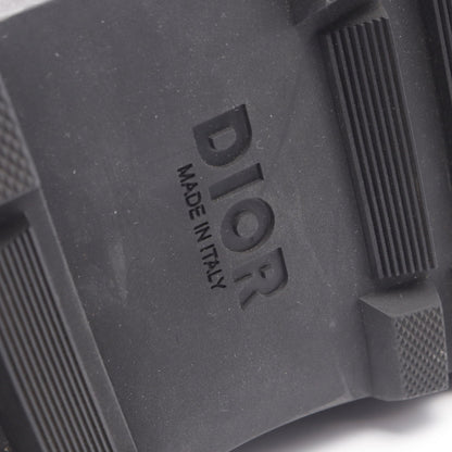 Dior Explorer オブリーク アンクル ブーツ レザー キャンバス ブラック ベージュ ネイビー ディオール
