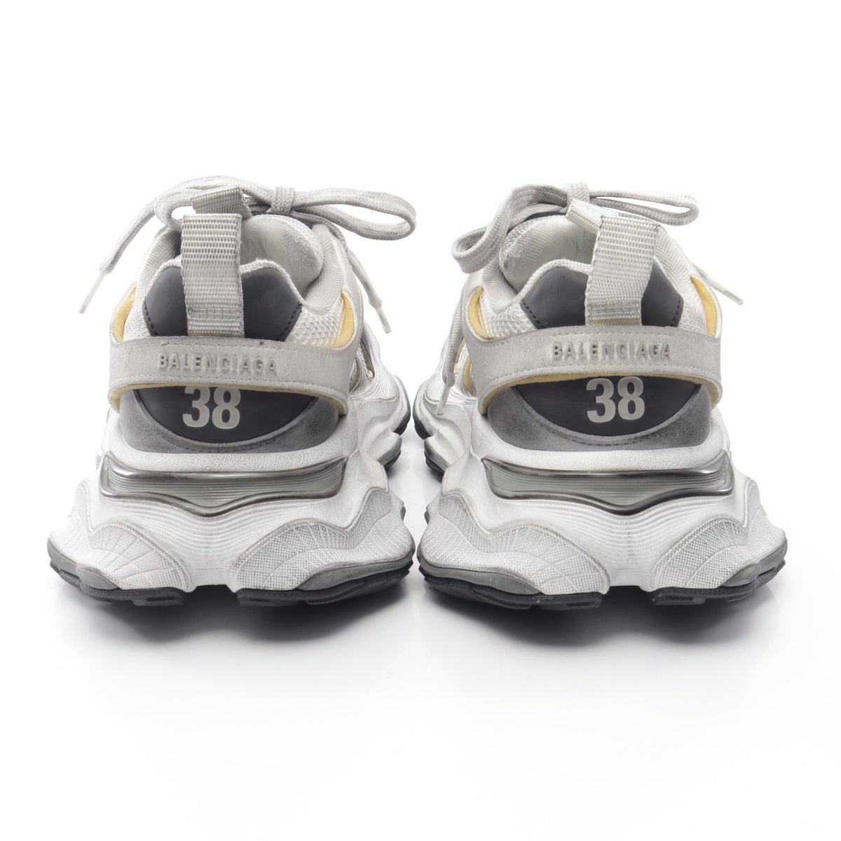 CARGO カーゴ ユーズド加工 スニーカー ファブリック ホワイト ブラック マルチカラー バレンシアガ シューズ BALENCIAGA