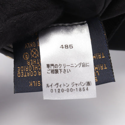 LVゲットレディー モノグラム キャップ シルク PVC ブラック ブラウン ルイヴィトン