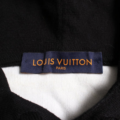 モノグラムグラディエント フーディ プルオーバーパーカー コットン ブラック ルイヴィトン トップス LOUIS VUITTON