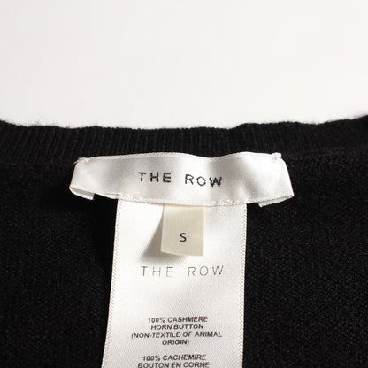 カーディガン カシミヤ ブラック ザロウ トップス THE ROW