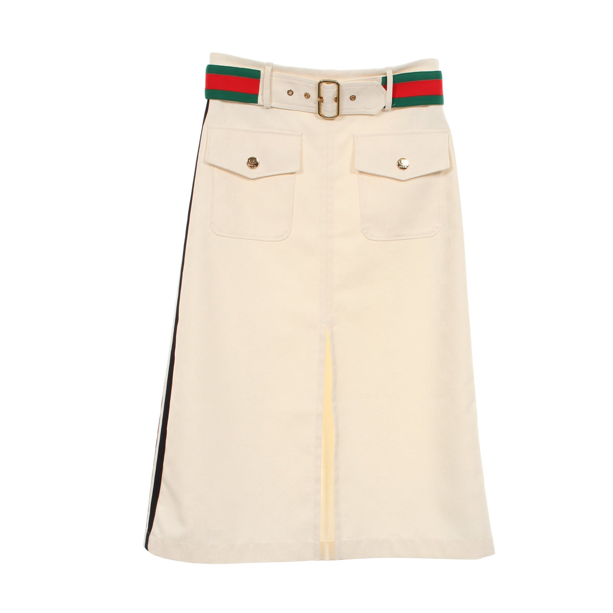 GUCCI × adidas GG トレフォイル スカート アイボリー グッチ ボトムス GUCCI