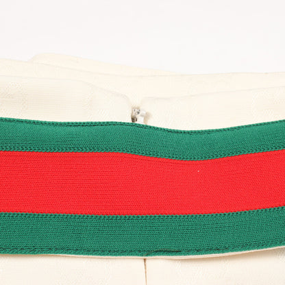 GUCCI × adidas GG トレフォイル スカート アイボリー グッチ ボトムス GUCCI