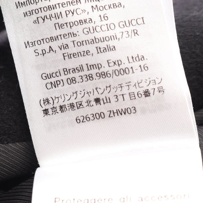インターロッキングG コート ウール ブラック グッチ