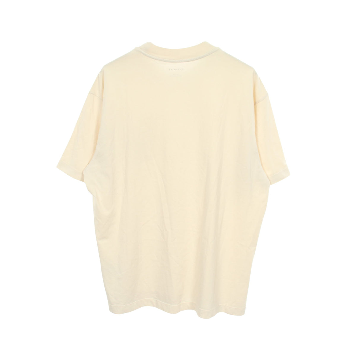 ロゴプリント ポケット付き 半袖Tシャツ コットン アイボリー コーチ