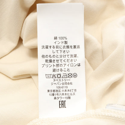 ロゴプリント ポケット付き 半袖Tシャツ コットン アイボリー コーチ