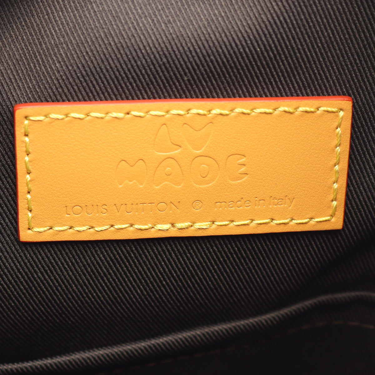 LOUIS VUITTON × NIGO ランドネ メッセンジャー モノグラムストライプ ショルダーバッグ PVC レザー ブラウン ルイヴィトン