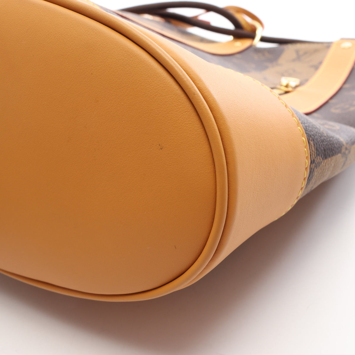 LOUIS VUITTON × NIGO ランドネ メッセンジャー モノグラムストライプ ショルダーバッグ PVC レザー ブラウン ルイヴィトン