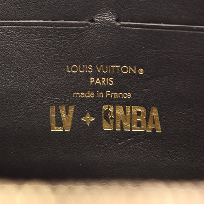 LOUIS VUITTON × NBA ソフトトランク モノグラム ショルダーバッグ レザー ブラウン ルイヴィトン
