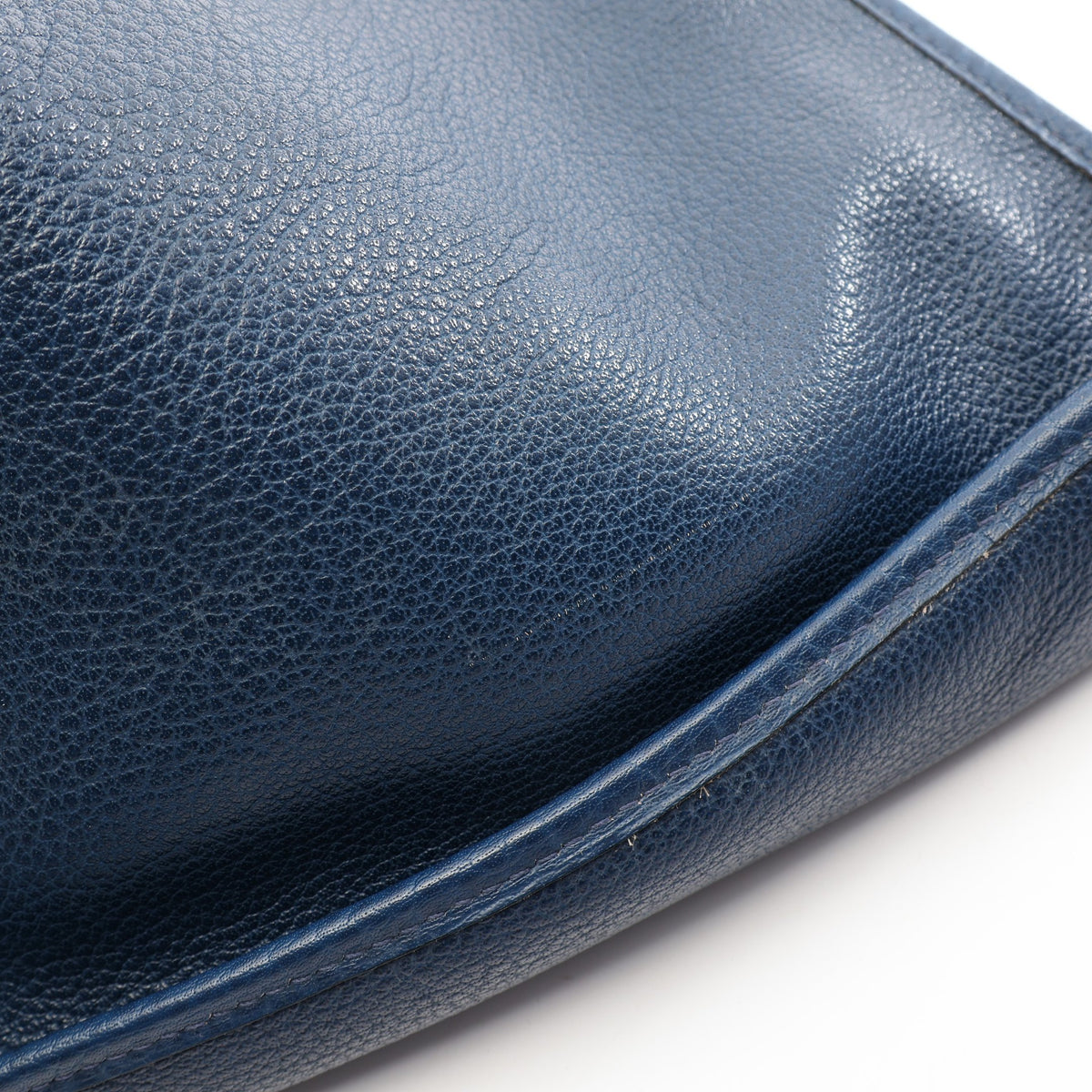 ヴェスパPM ショルダーバッグ トゴ ネイビー ゴールド金具 □C刻印 エルメス