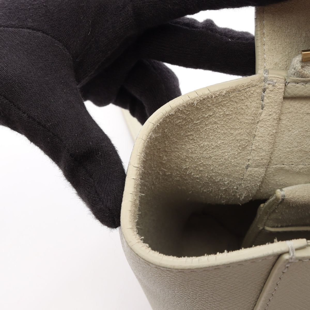 BELT BAG MICRO ベルトバッグ マイクロ 2WAY ハンドバッグ レザー グレー セリーヌ
