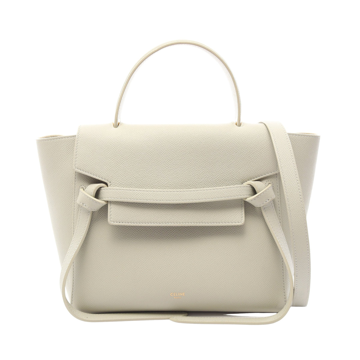 BELT BAG MICRO ベルトバッグ マイクロ 2WAY ハンドバッグ レザー グレー セリーヌ