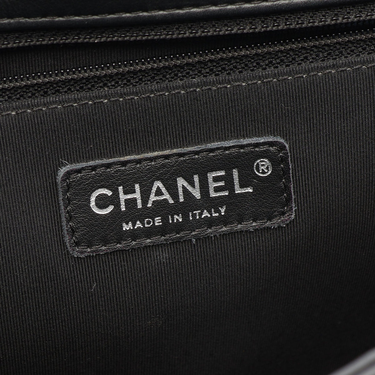 ボーイシャネル ラージ マトラッセ チェーンショルダーバッグ ラムスキン ブラック シルバー金具 シャネル バッグ CHANEL