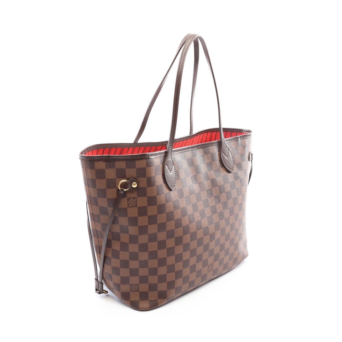 ネヴァーフルMM ダミエエベヌ スリーズ ショルダーバッグ トートバッグ PVC レザー ブラウン ルイヴィトン バッグ LOUIS VUITTON