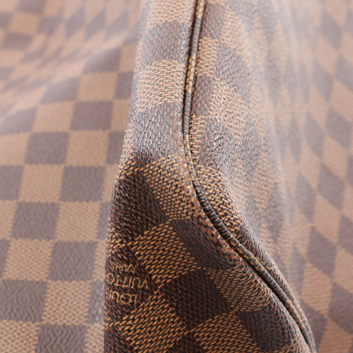 ネヴァーフルMM ダミエエベヌ スリーズ ショルダーバッグ トートバッグ PVC レザー ブラウン ルイヴィトン バッグ LOUIS VUITTON