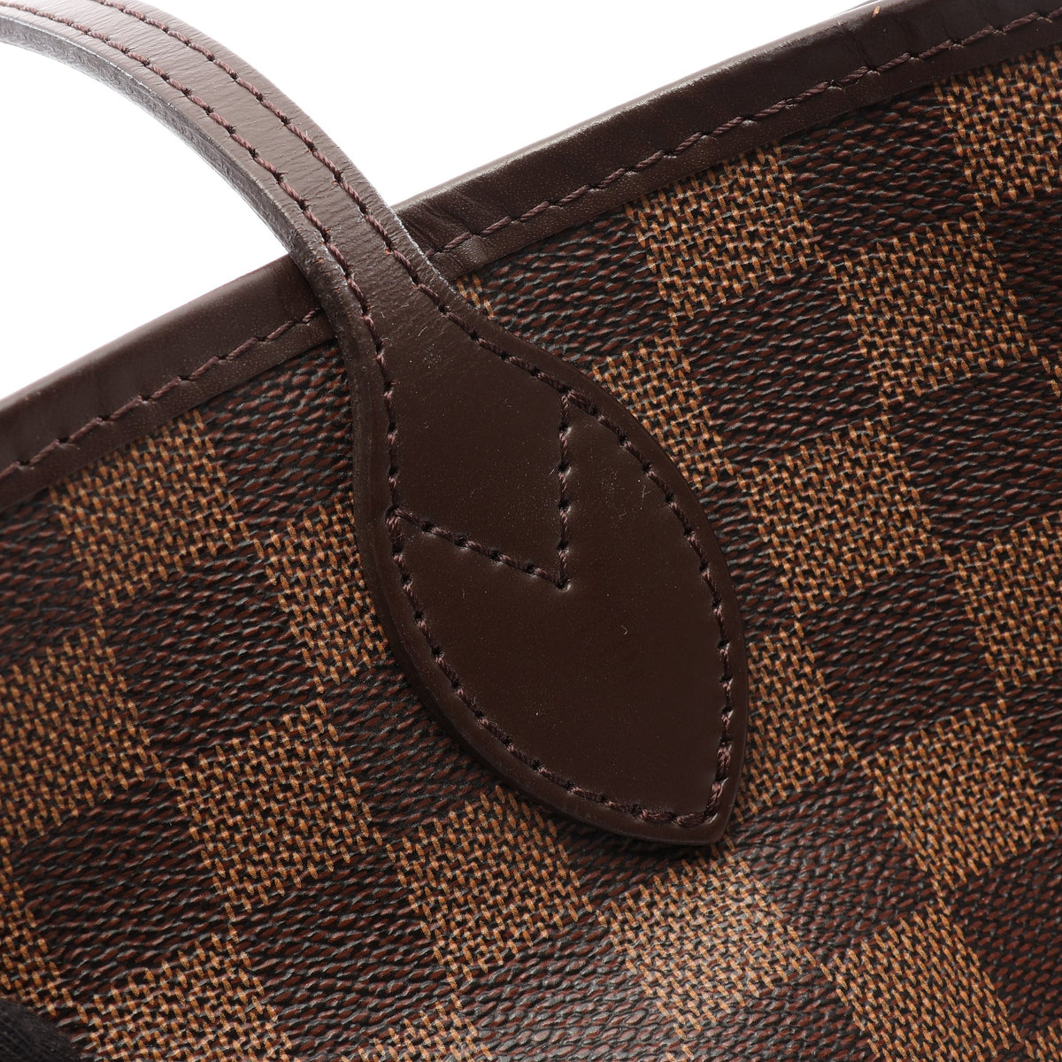 ネヴァーフルMM ダミエエベヌ スリーズ ショルダーバッグ トートバッグ PVC レザー ブラウン ルイヴィトン バッグ LOUIS VUITTON