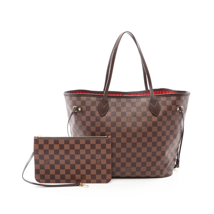 ネヴァーフルMM ダミエエベヌ スリーズ ショルダーバッグ トートバッグ PVC レザー ブラウン ルイヴィトン バッグ LOUIS VUITTON