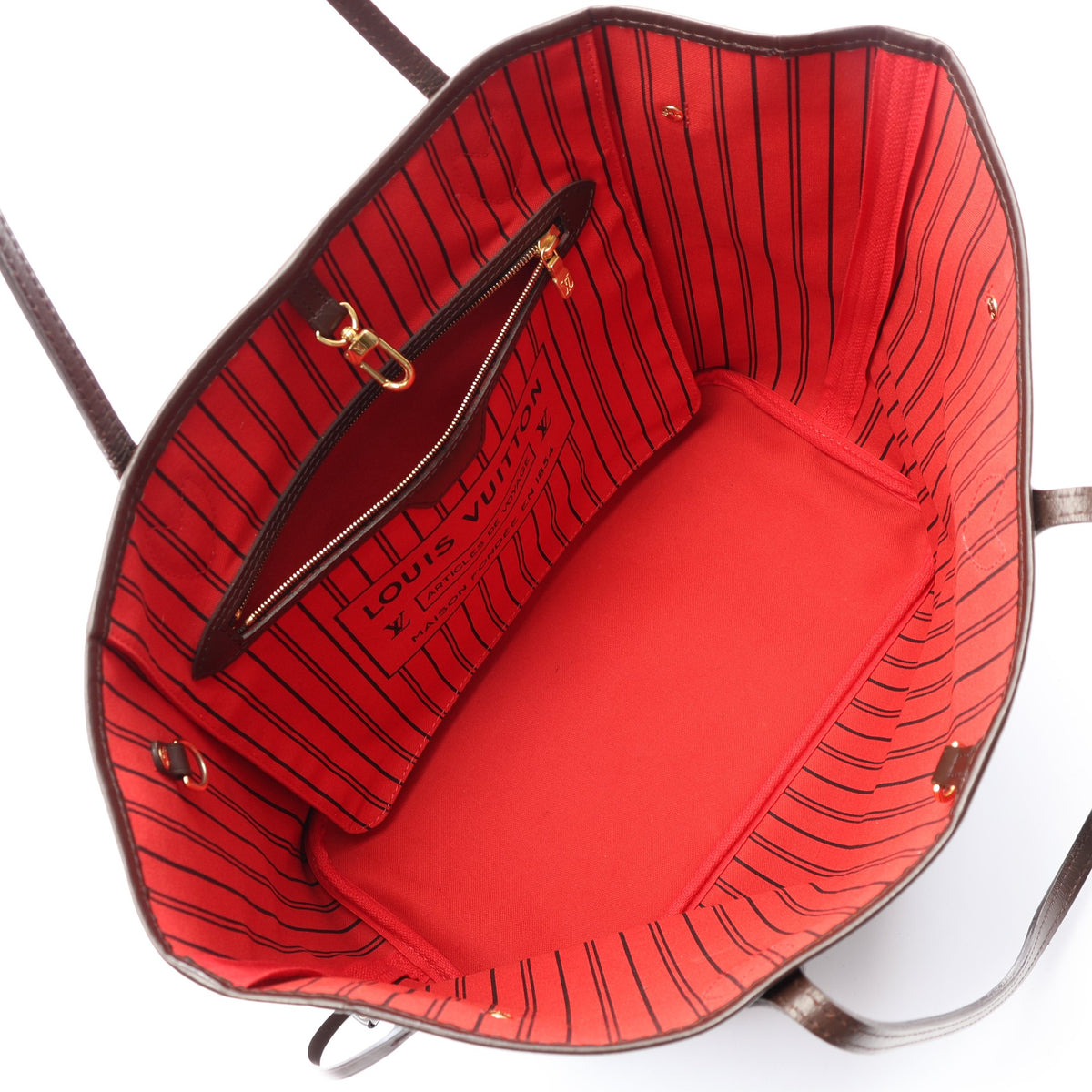 ネヴァーフルMM ダミエエベヌ スリーズ ショルダーバッグ トートバッグ PVC レザー ブラウン ルイヴィトン バッグ LOUIS VUITTON