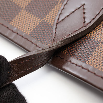 ネヴァーフルMM ダミエエベヌ スリーズ ショルダーバッグ トートバッグ PVC レザー ブラウン ルイヴィトン バッグ LOUIS VUITTON