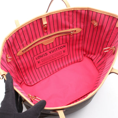 ネヴァーフル インサイドアウトMM モノグラム ローズポンディシェリ 2WAY ショルダーバッグ トートバッグ モノグラム ブラウン ピンク ルイヴィトン
