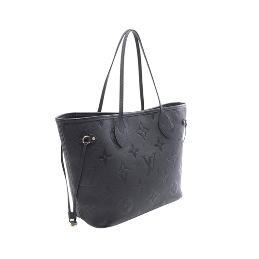 ネヴァーフルMM モノグラムアンプラント ノワール ショルダーバッグ トートバッグ レザー ブラック ルイヴィトン バッグ LOUIS VUITTON