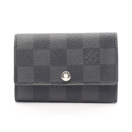 ミュルティクレ6 ダミエグラフィット 6連 キーケース PVC ブラック ルイヴィトン 財布・小物 LOUIS VUITTON