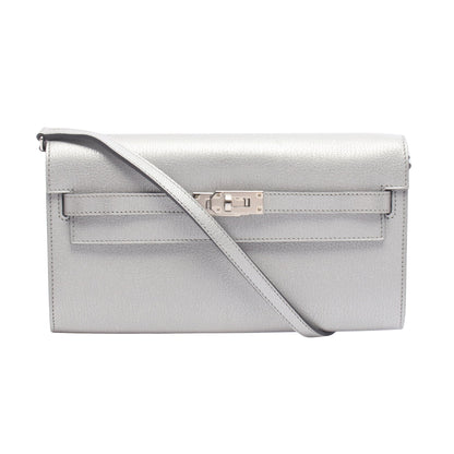 ケリートゥーゴー アルジャン ショルダーウォレット シャムキライト シルバー シルバー金具 K刻印 エルメス バッグ HERMES