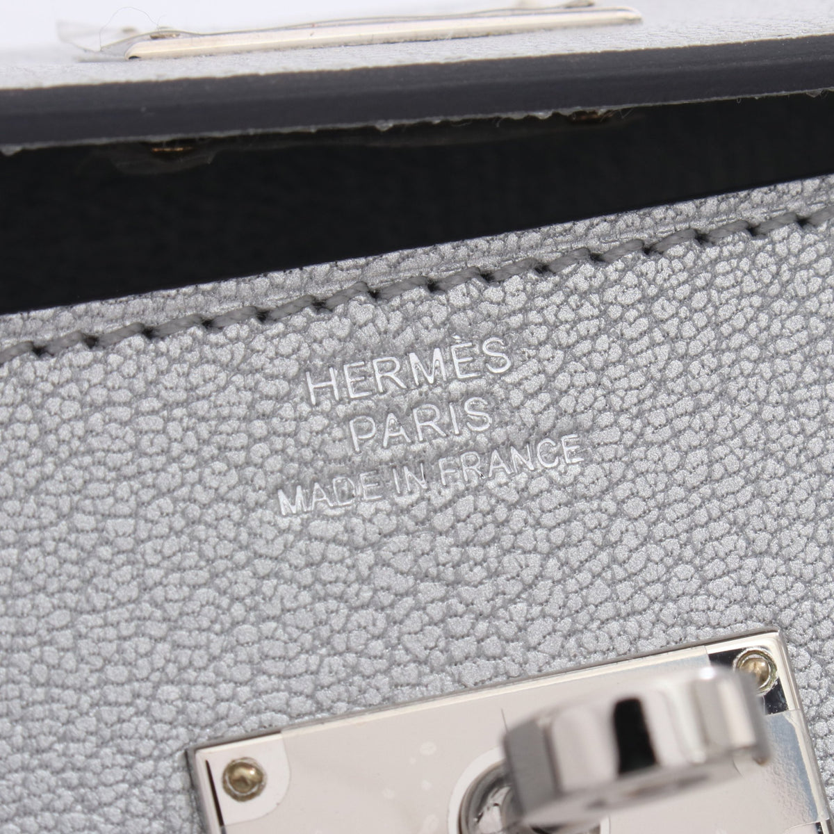 ケリートゥーゴー アルジャン ショルダーウォレット シャムキライト シルバー シルバー金具 K刻印 エルメス バッグ HERMES