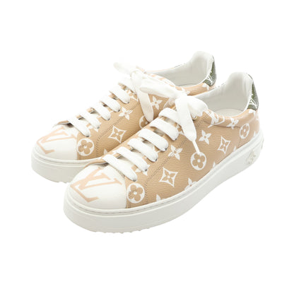 タイムアウトライン モノグラム スニーカー PVC ベージュ ルイヴィトン シューズ LOUIS VUITTON