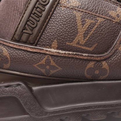 LVトレイナーマキシ モノグラム スニーカー レザー ブラウン ルイヴィトン シューズ LOUIS VUITTON