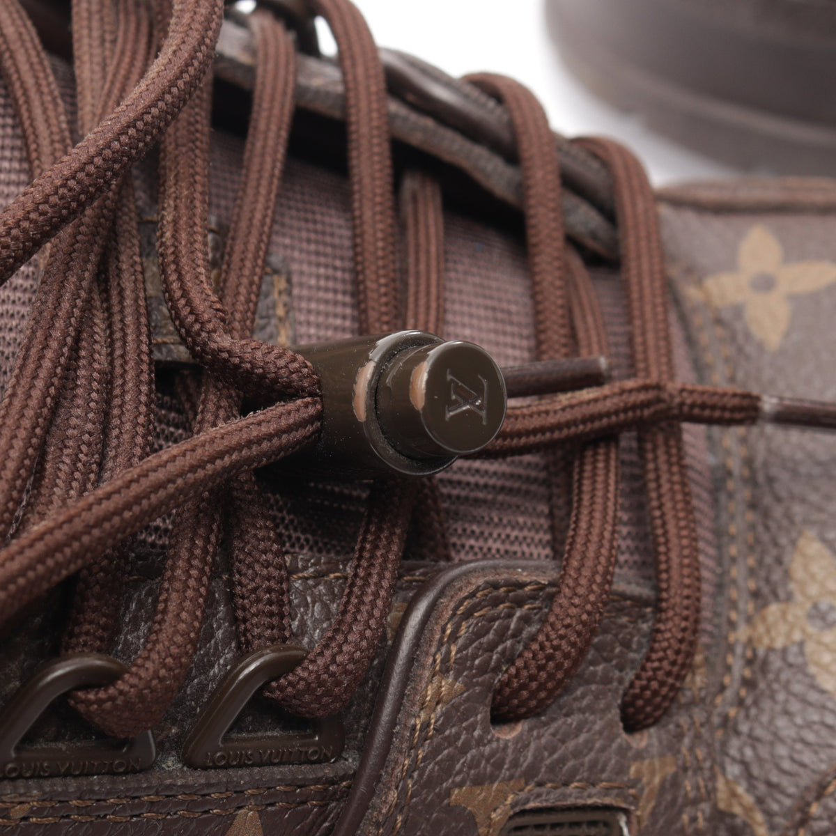LVトレイナーマキシ モノグラム スニーカー レザー ブラウン ルイヴィトン シューズ LOUIS VUITTON