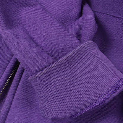 Supreme × Champion ロゴ ジップアップパーカー コットン パープル シュプリーム