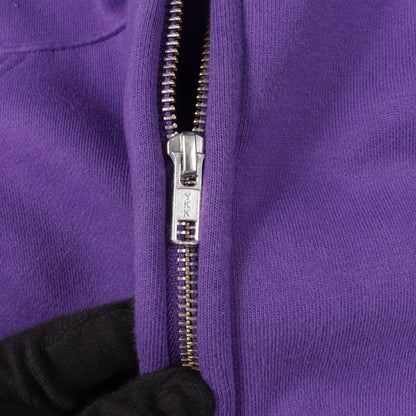 Supreme × Champion ロゴ ジップアップパーカー コットン パープル シュプリーム