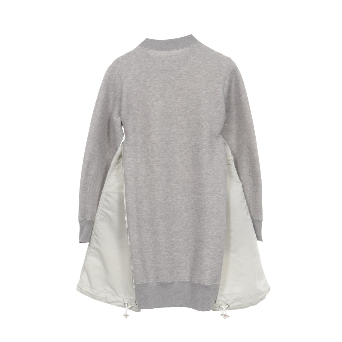 Sponge Sweat Nylon Twill Dress ドッキング ワンピース ナイロン コットン グレー サカイ