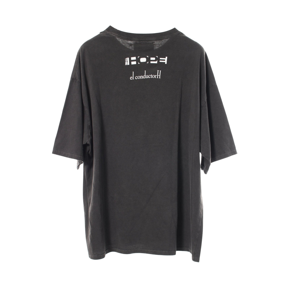 el conductorH × DADA × THE HOPE 半袖Tシャツ コットン ダークグレー コンダクター トップス el conductorH