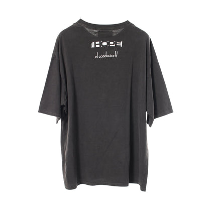 el conductorH × DADA × THE HOPE 半袖Tシャツ コットン ダークグレー コンダクター トップス el conductorH