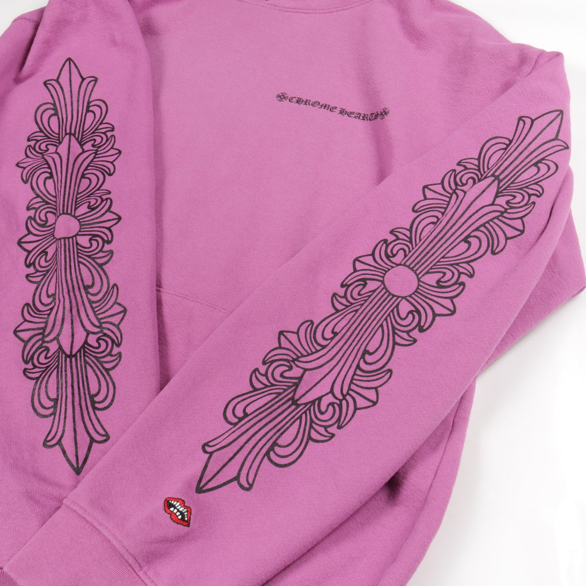 Chrome Hearts × MATTY BOY プルオーバーパーカー コットン パープル クロムハーツ