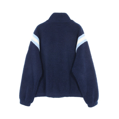 ハーフジップ プルオーバー フリース ジャケット ネイビー シュプリーム