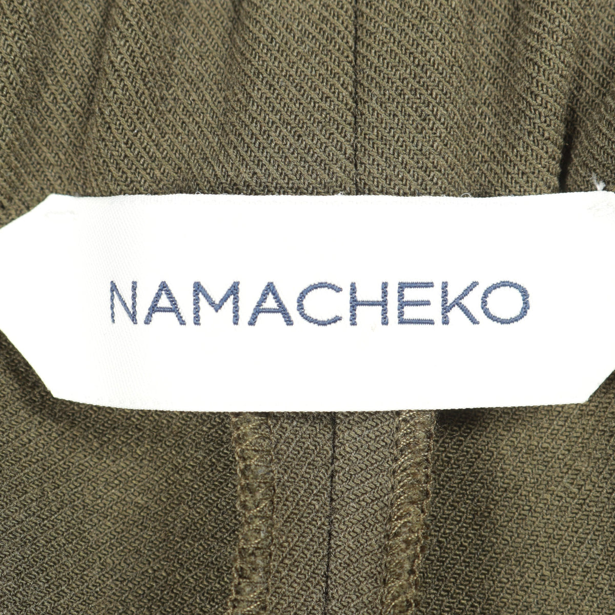 AZOR TROUSER パンツ ウール カーキグリーン ナマチェコ