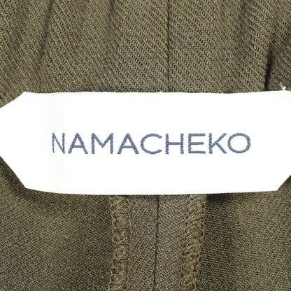AZOR TROUSER パンツ ウール カーキグリーン ナマチェコ
