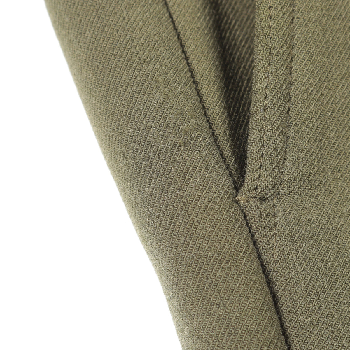 AZOR TROUSER パンツ ウール カーキグリーン ナマチェコ