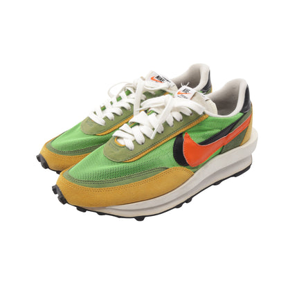 NIKE × sacai LDV WAFFLE スニーカー ファブリック レザー スエード グリーン マルチカラー ナイキ