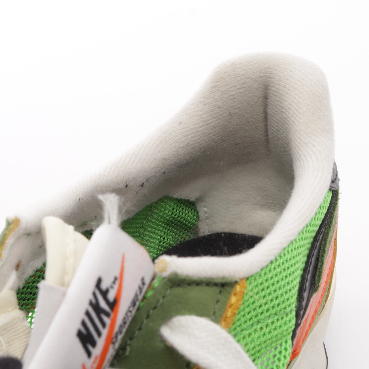 NIKE × sacai LDV WAFFLE スニーカー ファブリック レザー スエード グリーン マルチカラー ナイキ