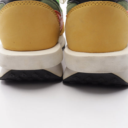 NIKE × sacai LDV WAFFLE スニーカー ファブリック レザー スエード グリーン マルチカラー ナイキ
