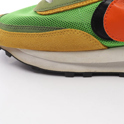 NIKE × sacai LDV WAFFLE スニーカー ファブリック レザー スエード グリーン マルチカラー ナイキ