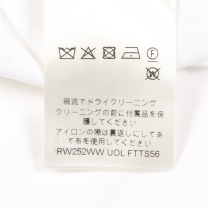 LV シグネチャー ジッパー ディテール 半袖Tシャツ コットン ホワイト ルイヴィトン