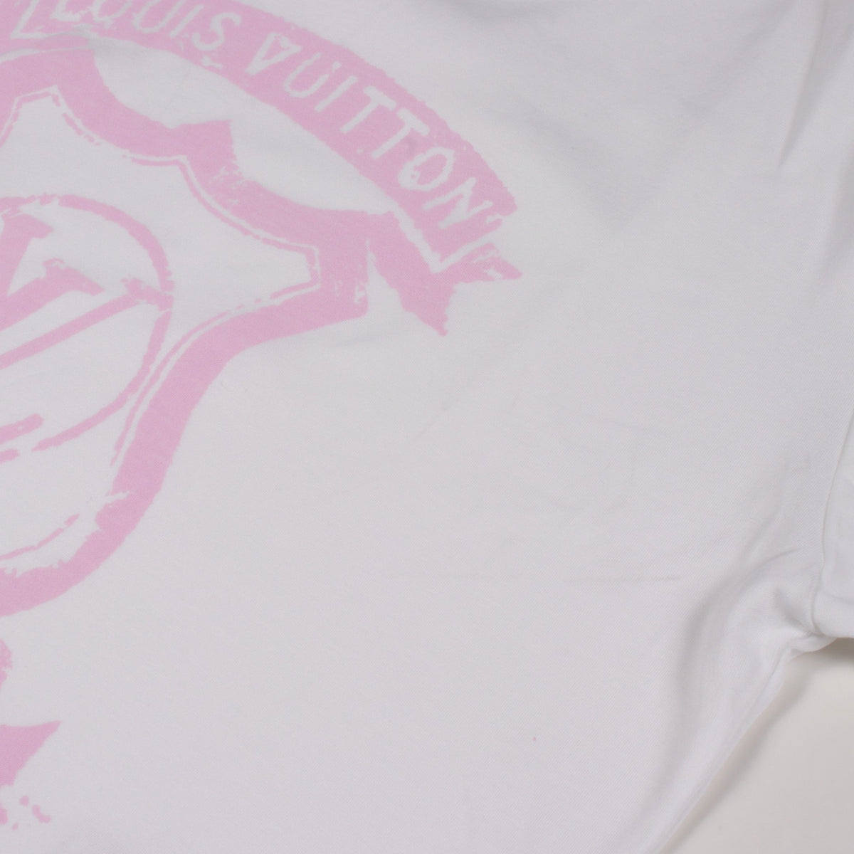 LV シグネチャー ジッパー ディテール 半袖Tシャツ コットン ホワイト ルイヴィトン