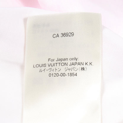 LV シグネチャー ジッパー ディテール 半袖Tシャツ コットン ホワイト ルイヴィトン