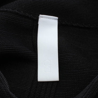 Garter Mock Neck Apron ノースリーブ ニット キュプラ ブラック シーエフシーエル