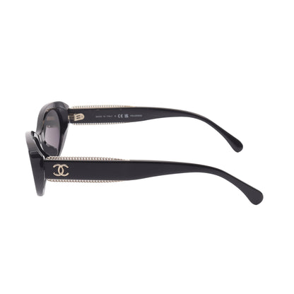 ココマーク オーバル サングラス GP ブラック ゴールド シャネル 財布・小物 CHANEL